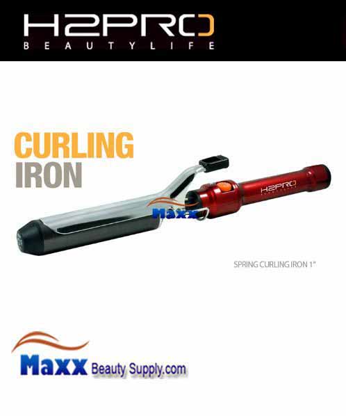 H2PRO Professional Spring Curling Iron - 1"